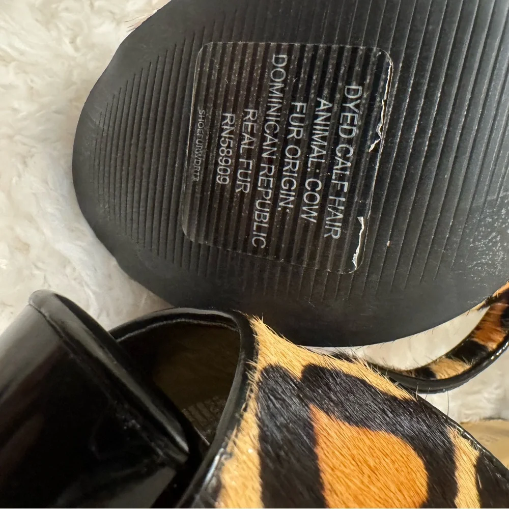 Gianni Bini Animal Print Women's Heels, Size 6.5 - Picture 4 of 6